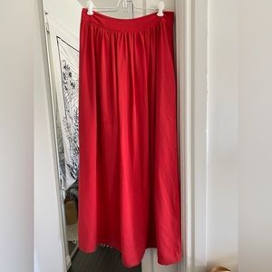 Banana republic orange/red maxi